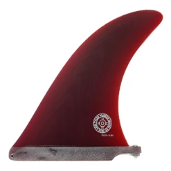 True Ames Tyler Warren Pivot 9.75" Longboard Surfboard Single Fin - Red