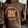 Stray Boards Unisex Hoodie Black & Gold