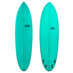 7'2 Chuck Burns Surfboards Used Midlength Surfboard