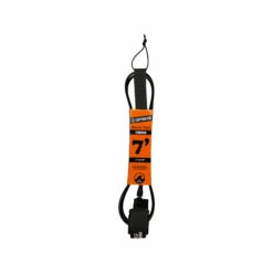 Captain Fin - 7' Standard "Shred Cord" Surfboard Leash - Black