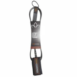 Stay Covered - 7' Comp Surfboard Leash - Black