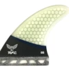 Rainbow Fin Co. "CIS" Futures Thruster Surfboard Fin Set - Blk / White