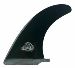 8" Single Fin True Ames "California Classic" New Surfboard Single Fin - Black