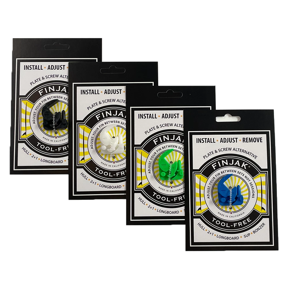 FinJak - Tool Free Fin Adjustment For Single/Center Fins (4 Colors) 3 FinJak - Tool Free Fin Adjustment For Single/Center Fins (4 Colors)