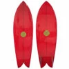 5'7" Josh Hall Surfboards "Gen 2 Keel" New Fish Surfboard W/ Glass-On Wood Keels