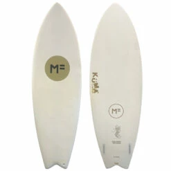 5'8" Mick Fanning "Kuma Fish" Lightly Used Soft Top Fish Surfboard