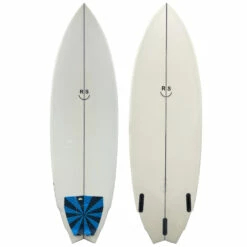 5'10" RS Custom Used Thruster Fish Shortboard Surfboard
