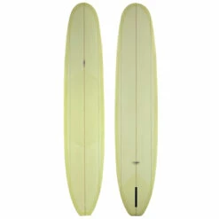 9'3" Tommy Coleman New Singlefin Longboard Surfboard - Canary Yellow