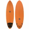 5'8" Hoffman Surfboards "Cheater" Used Epoxy Shortboard Surfboard - Orange -KITEBOARDING Shop IMG 5764 36803.1671396108
