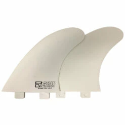 Fins Unlimited New "MR3" 6.0" Twin Surfboard Fin Set- WHT