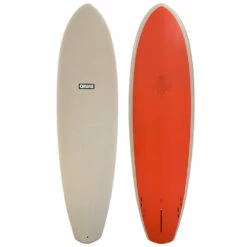 7'1" Crime ''Dylan Graves'' New Midlength Bonzer Surfboard - Sand/Red