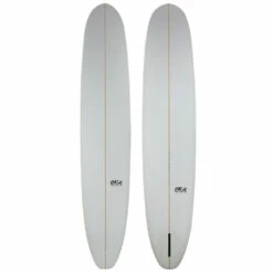 9'2" O'Keefe "Tranquilizer" - New Factory Blem - Single Fin Longboard Log Surfboard - Clear