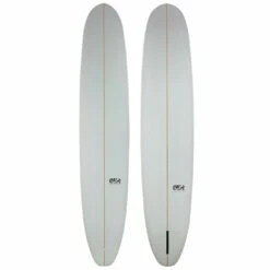 9'2" O'Keefe "Tranquilizer" New Single-Fin Longboard Log Surfboard - Clear