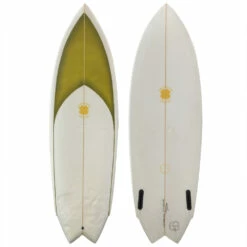 5'7" Shamrock Shapes Custom Twinny Used Shortboard Surfboard
