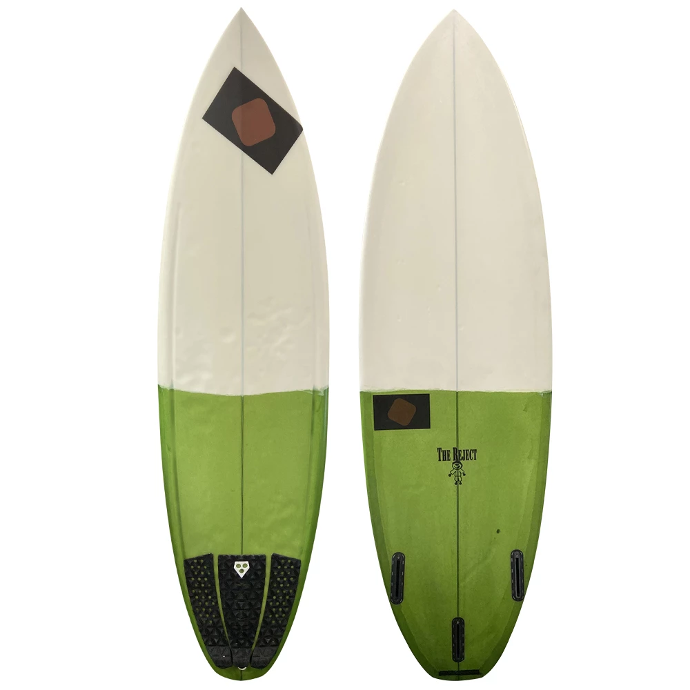 5'8" Gold Strand Surfboards "The Reject" Used Shortboard Surfboard 3 5'8" Gold Strand Surfboards "The Reject" Used Shortboard Surfboard