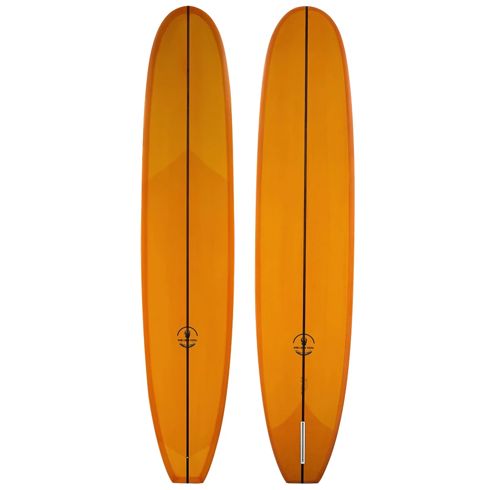 9'6" While Were Young New Longboard Singlefin Surfboard (Orange Resin Tint) 3 9'6" While Were Young New Longboard Singlefin Surfboard (Orange Resin Tint)