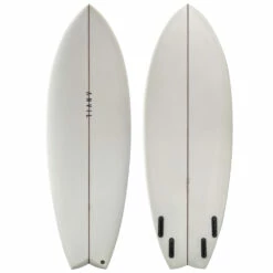 5'5" Anvil "Cardiff" Quad Fish New Shortboard Surfboard - Clear