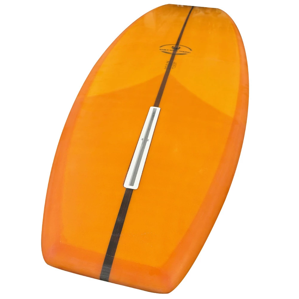 9'6" While Were Young New Longboard Singlefin Surfboard (Orange Resin Tint) 4 9'6" While Were Young New Longboard Singlefin Surfboard (Orange Resin Tint) - Image 2