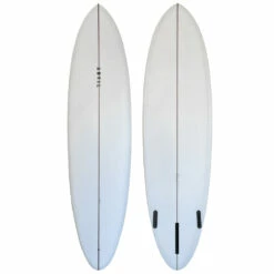 7'0" Anvil "Mariko" New Midlength 2 + 1 Surfboard - Clear