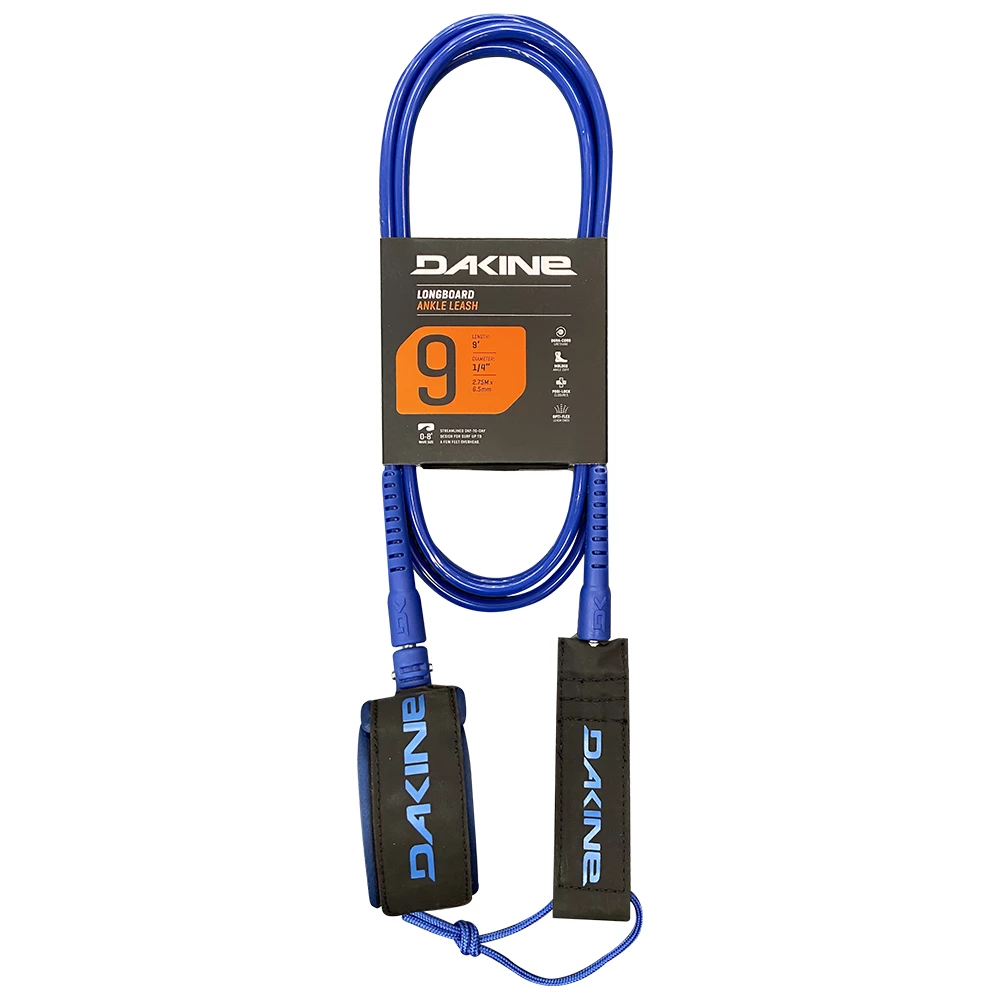Dakine Longboard Ankle Leash - 9' X 1/4" - Blue 3 Dakine Longboard Ankle Leash - 9' X 1/4" - Blue