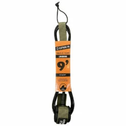 Captain Fin - 9' Standard "Shred Cord" Surfboard Leash - Army