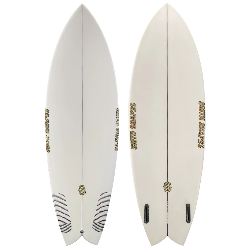 5'8" Smth Shapes "Cosmic Fish" New Twin Fin Fish Shortboard Surfboard 3 5'8" Smth Shapes "Cosmic Fish" New Twin Fin Fish Shortboard Surfboard