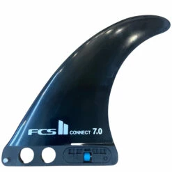 FCS II 7.0" Connect Like-New Longboard Surfboard Single Fin- Black