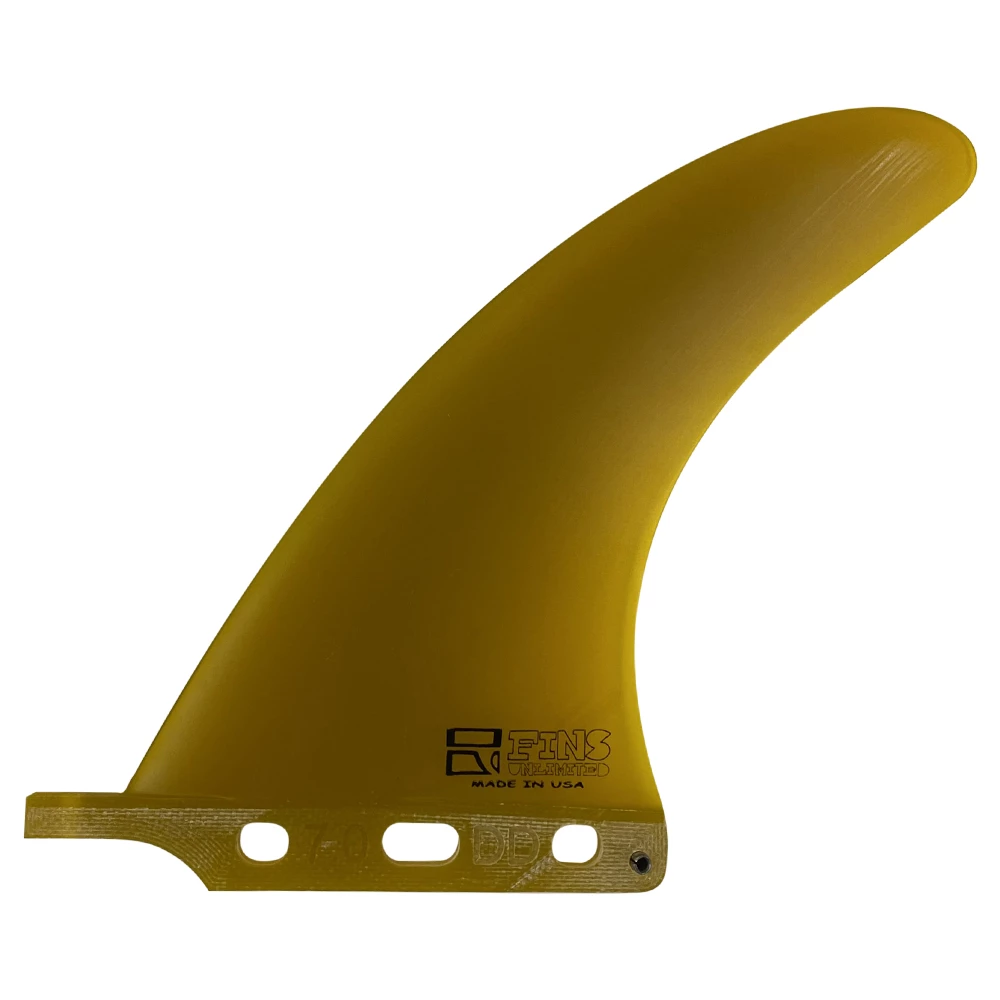 7'0" Fins Unlimited "Dobson Performance" New Singlefin - Yellow 3 7'0" Fins Unlimited "Dobson Performance" New Singlefin - Yellow