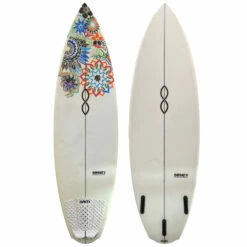 5'11" Infinity Surfboards "Black Beast" Lightly Used Epoxy Shortboard Surfboard
