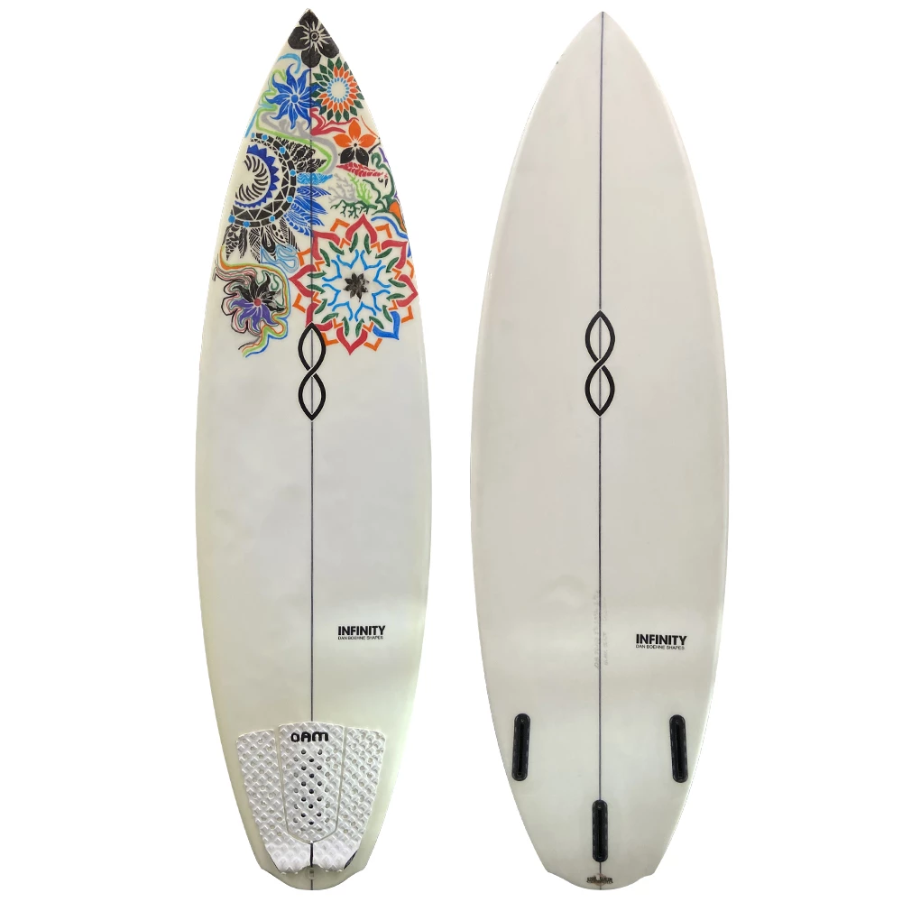 5'11" Infinity Surfboards "Black Beast" Lightly Used Epoxy Shortboard Surfboard 3 5'11" Infinity Surfboards "Black Beast" Lightly Used Epoxy Shortboard Surfboard