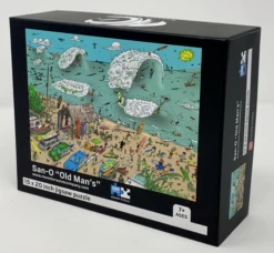 San Onofre "Old Mans" 500 Piece Jigsaw Puzzle By Monster Wave Co.