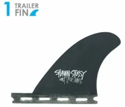 True Ames - Shawn Stussy - "Double Hitchhiker" New FUTURES Trailer Nub Fin (BLACK)
