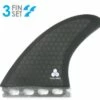 True Ames - Channel Islands - New Large Size Thruster Set FUTURES - Black Hexcore -KITEBOARDING Shop blackhextri 62837.1700177004