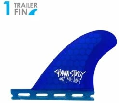 True Ames - Shawn Stussy - "Double Hitchhiker" New FUTURES Trailer Nub Fin (BLUE)