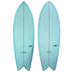 5'5" Hasbrook "Tuna Swallow" New Fish Swallow Tail Twin Fin Shortboard Surfboard