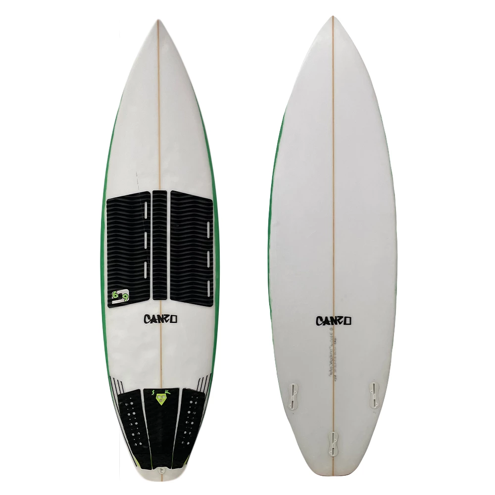 5'8" Canzo Used Surfboard With Deck Traction 3 5'8" Canzo Used Surfboard With Deck Traction
