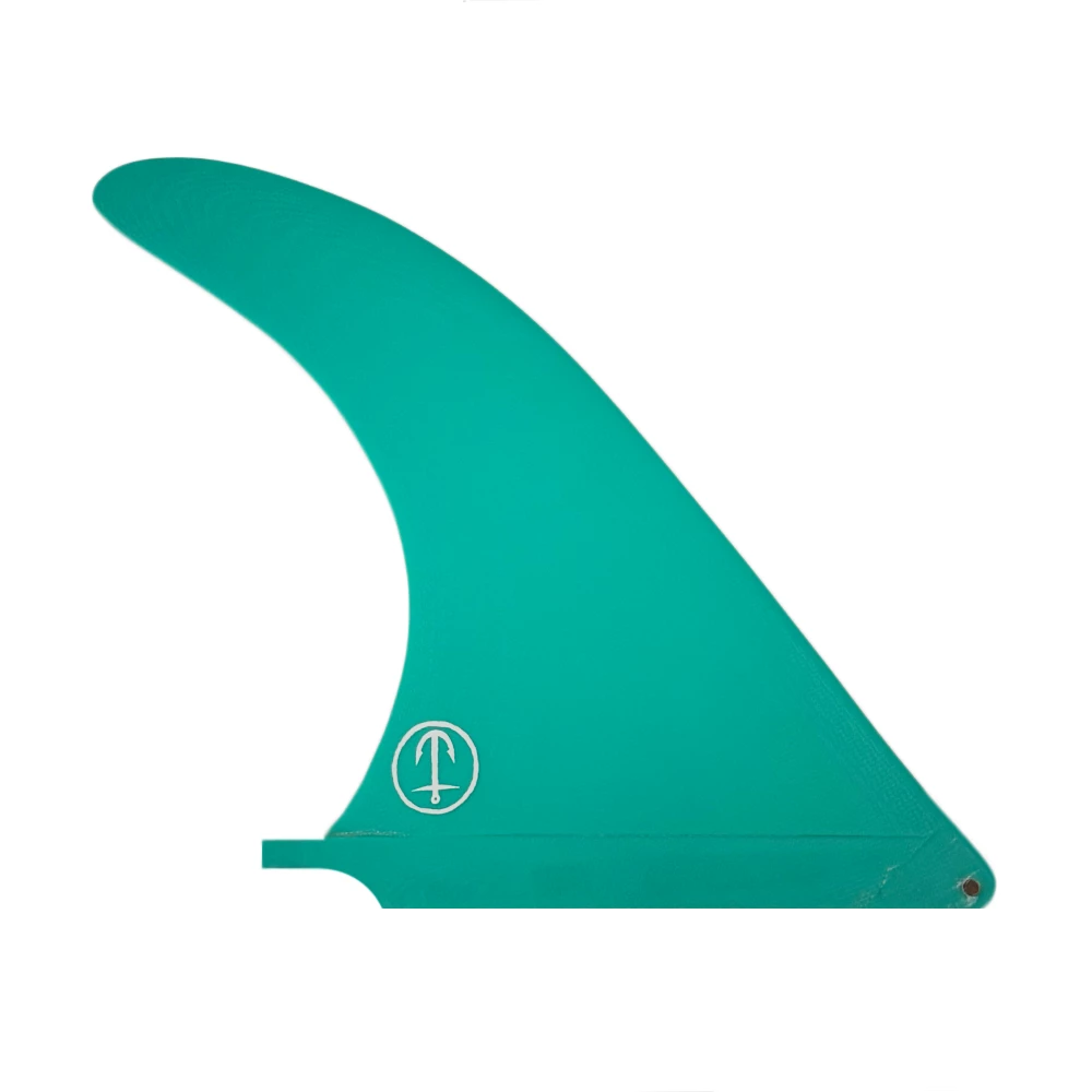 9.5" Captain Fin "Raked" Lightly Used Surfboard Single Fin - Teal 4 9.5" Captain Fin "Raked" Lightly Used Surfboard Single Fin - Teal - Image 2