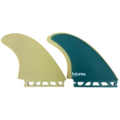 Futures "EN" Fiberglass Twin Fin Set - New (Slate/Ochre) -KITEBOARDING Shop en2 27250.1705784087