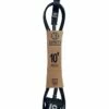 OAM 10' Comp Surfboard Leash - Black -KITEBOARDING Shop oam black 19659.1658098446