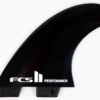 FCS II "Performer" New Thruster Surfboard Fin Set - Medium - Black