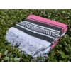 Hand-Crafted Mexican Beach Blanket - Pink -KITEBOARDING Shop pink1 17297.1687646309