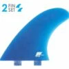 True Ames "TA Twin" New Surfboard Fin Set - FCS - BLUE -KITEBOARDING Shop ta twin blue 22453.1668030865