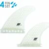 True Ames Timmy Patterson Quad Fin Set - Futures - Clear Hexcore -KITEBOARDING Shop tpclear 26231.1700176733